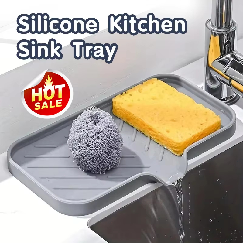 Silicone Tap Washer - Tapis de robinet en silicone, plateau