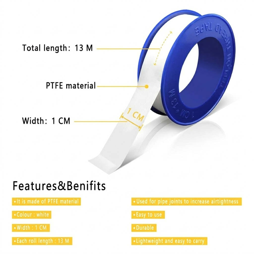 YITAPE 3/6 Rouleaux de ruban d - Ptfe Tape Thread avis et prix