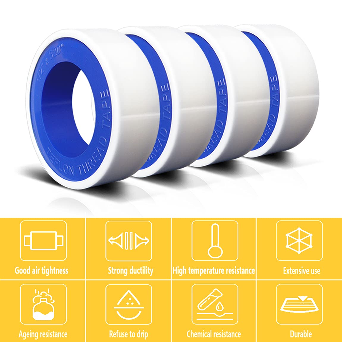 YITAPE 3/6 Rouleaux de ruban d - Ptfe Tape Thread avis et prix
