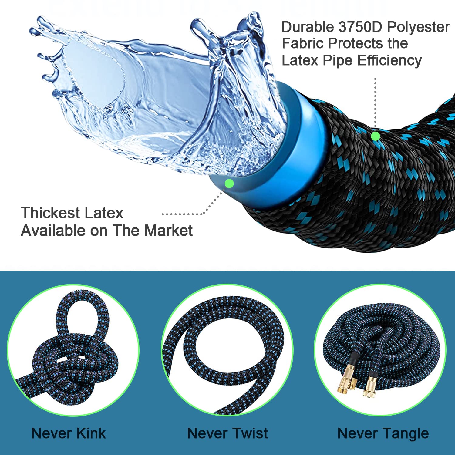 Tuyau d'arrosage extensible de - Flexible Hose Braided avis et prix
