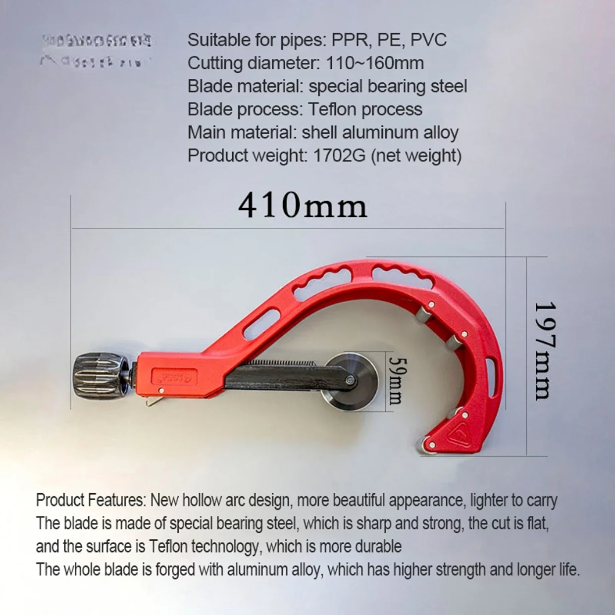 Coupe-Tube en acier inoxydable - Pipe Cutter Ratchet avis et prix